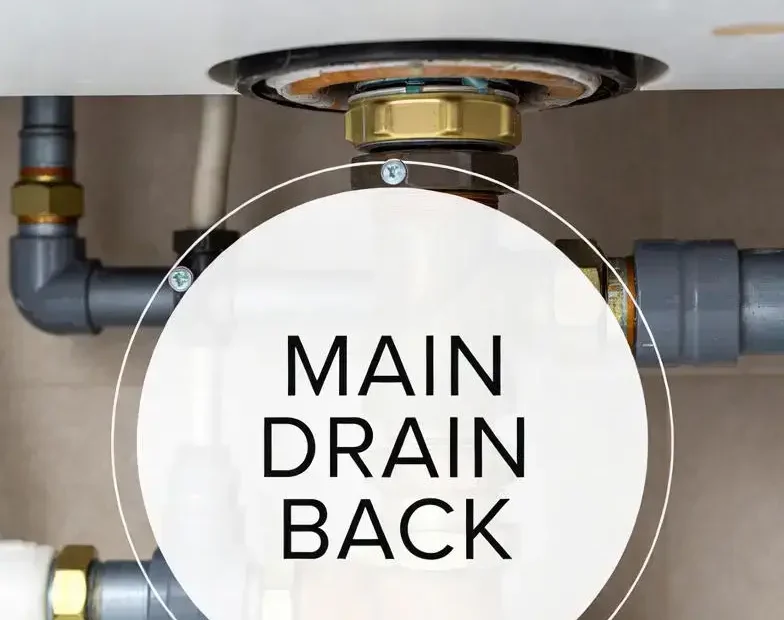 main drain backups
