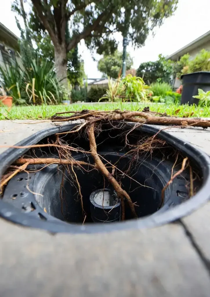 tree root drain clog Detroit