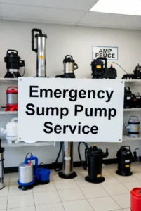 emergency sump pump service
