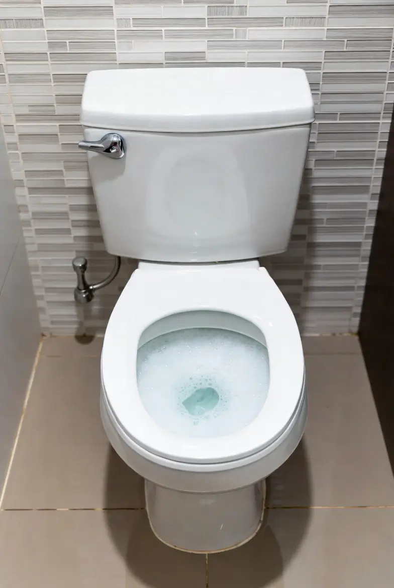 bubbling toilet
