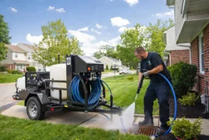 Hydro jetting in Lake Orion