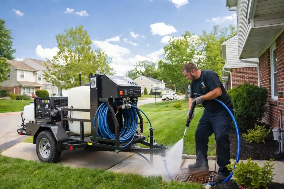 Hydro jetting in Lake Orion