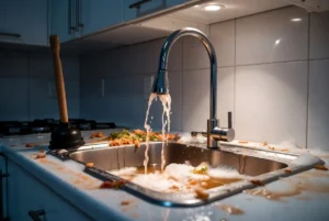 kitchen sink backup