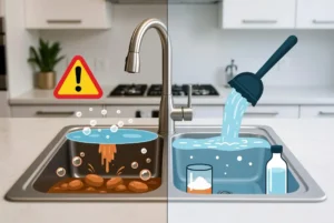 kitchen sink backup
