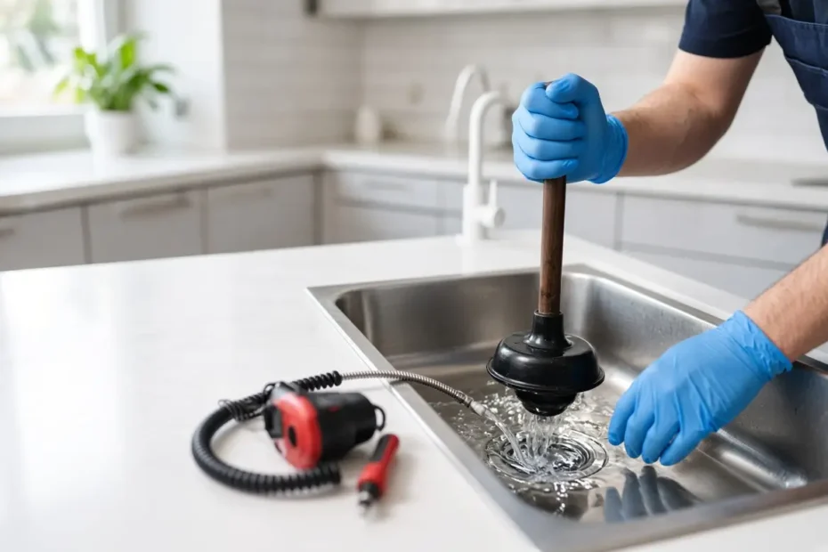 Kitchen Sink Keep Backing Up
