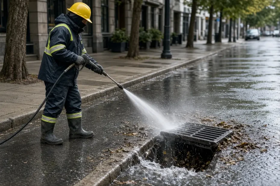storm drain cleaning
