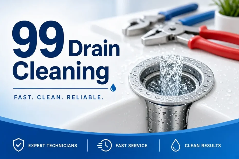 $99 Drain Cleaning